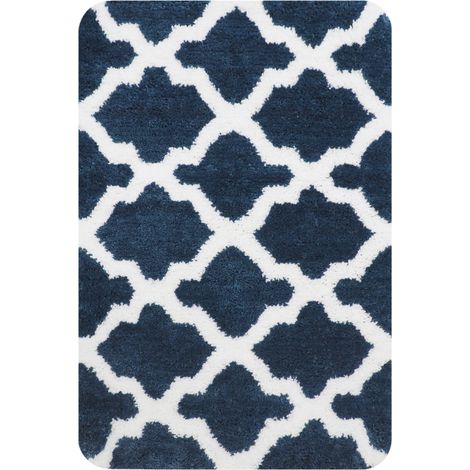 Tapis de bain Dutch House Toulon 60x90 cm Donkerblauw