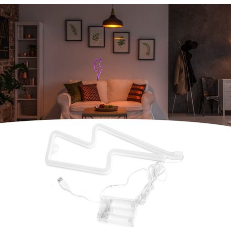 Enseigne lumineuse LED néon innovante, décoration murale pour salon, fête d'anniversaire, etc. (1/5)
