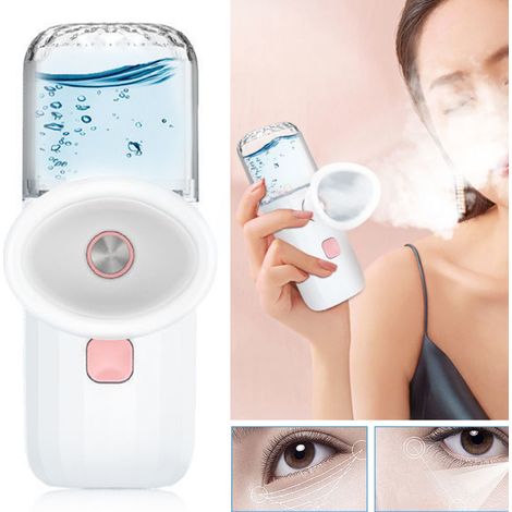 Vaporisateur d'Eau pour les Yeux Portable, Appareil de Brumisation Hydratant Anti-Sécheresse Oculaire (1/5)