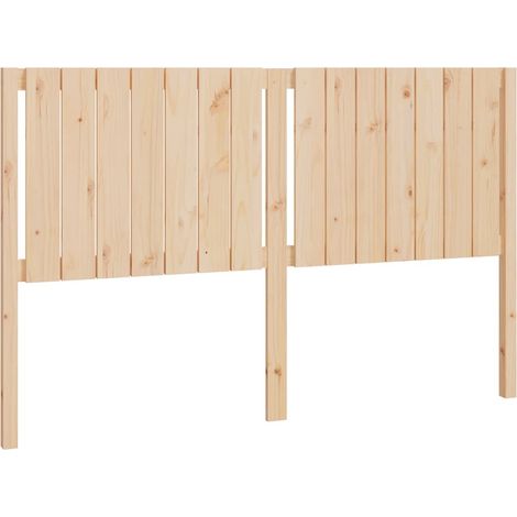 Cabecero de cama madera maciza de pino 165,5x4x100 cm vidaXL (1/5)