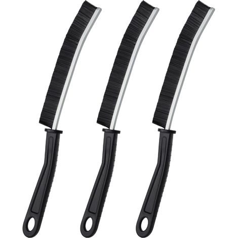 Set mit 3 Tiefenreinigungsbürsten für Bad, Toilette, Küche, Fenster, Türen und Fugendüse, multifunktionales Reinigungswerkzeug (1/5)