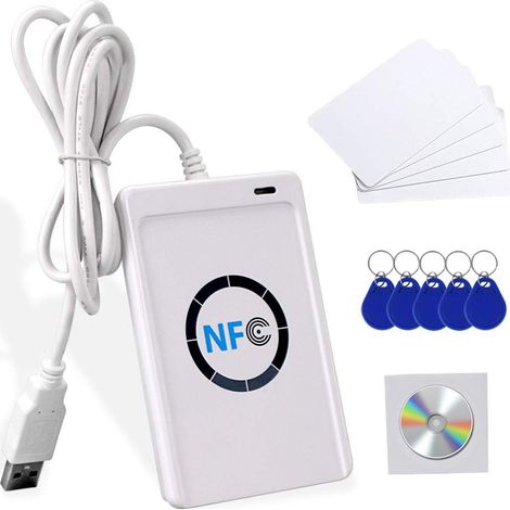 1 Lecteur NFC RFID ACR122U USB, Vitesse 424 kbps, Portée 50 mm, Pour Contrôle D'accès Et Paiement