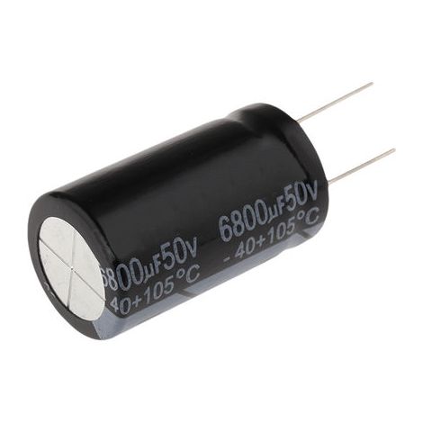 Condensateur RS PRO 6800µF, 50V c.c. (1/2)