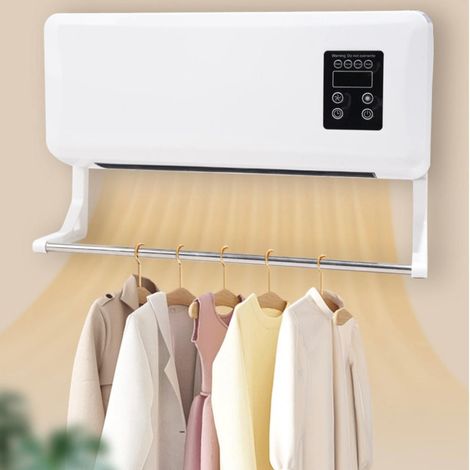 TrAdE Shop Traesio - Climatizzatore Con Asta Appendiabiti Condizionatore Controllo Aria Fredda/calda 2000w -