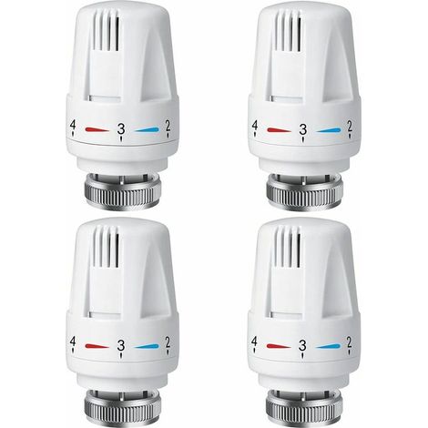 Green Mobility-Tête thermostatique de radiateur PCS, tête de thermostat de radiateur TRV M30 x 1,5, vanne thermostatique de radiateur, vannes de radiateur de radiateur pour système de chauffage pour l (1/5)