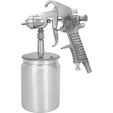 Pistolet à peinture en acier inoxydable pour peinture artistique sur céramique, avec poignée en poterie (1/5)
