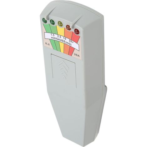 Hochpräziser EMF-Detektor für elektromagnetische Strahlung in Elektrogeräten – Grau (1/5)
