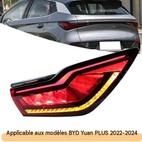 Feu Arrière Droit Intérieur LED Complet pour BYD Yuan PLUS 2022-2024 Bloc multifonction feu stop, feu de recul, clignotant, tension 12V, durée de vie 60000h, pièce remplacement origine côté passager (1/3)