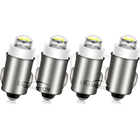 BA7S LED Bulb White 12V Non-Polar Car Motorcycle Meter Light Pack of 4 (1/5)