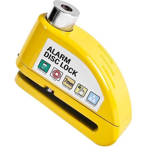 Antivol de frein à disque avec alarme 110 dB - Universel vélo électrique, moto, vélo - Capteur de pression - Alliage de zinc - Étanche (1/5)