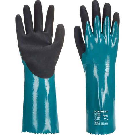Handgelenkmanschette Sandy Grip Lite Farbe: Blau/schwarz Größe XXL - Portwest