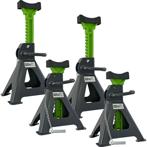 Unterstellbock 4 Stück, 3 Tonnen Traglast pro Stütze Höhe von 300 - 430 mm (1/5)