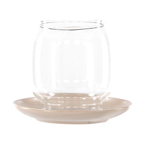 Archy bougeoir chauffe-plat beige. (1/5)