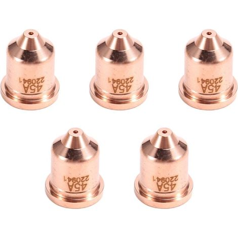 5 Embouts de Buse 45A Compatibles Torche Plasma Découpe 45XP 65 85 105 Pièces Consommables (1/4)