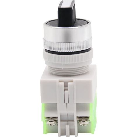 Includes LAY37-20X/3 three-position self-locking 22mm push-button switch with rotary three-position selector switch
