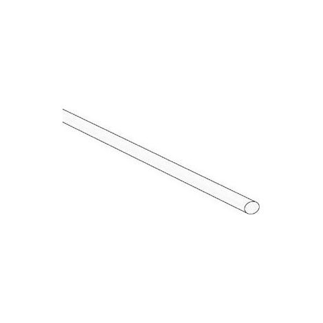 Gaine thermoretractable 2:1 - 2 4mm - blanc - 50 pcs