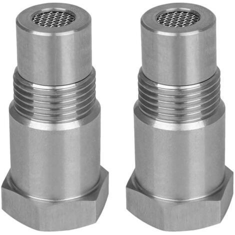 Sensor Filter Adapter, 2 pièces Rallonges Lambda, 46,5mm Oxygen Lambda Sensor, Extension Sonde Lambda, Automotive Oxygen Sensor Extension Adapter pour Moteur Systèmes D'Echappement M18 x1.5 (1/5)