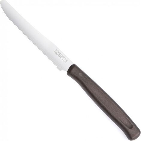 COLTELLO DA TAVOLA SEGHETTATO manico marrone