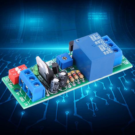 Zeitrelais-Schaltmodul RD21N, Stromversorgung für Lüfter, DC 5V/12V/24V, 10A 12V (1/5)