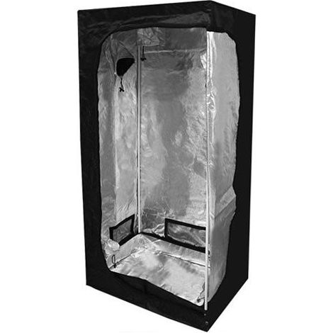 Chambre de culture 90 x 60 x 180 cm - Black Silver (1/6)