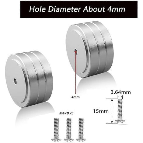 Pieds d'enceintes haut de gamme en aluminium HiFi, patins de base antichoc, adaptés aux équipements HiFi, amplificateurs, platines vinyles, etc. (1/5)