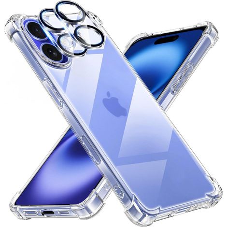 Schutzhülle iPhone 16 Plus Bumper iPhone 16 Plus 2+2 Transparent (1/5)