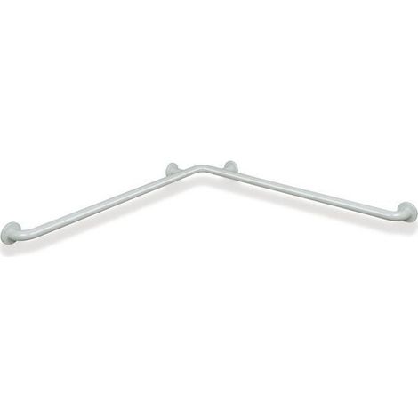 Pasamanos horizontal para plato de ducha Hewi SERIE 801 i 962mm. d : 33 mm blanco puro