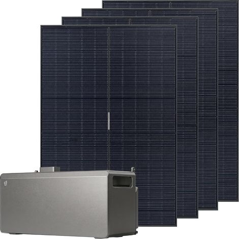 Sigenergy SigenMate BAT 2700, Balkonkraftwerk mit Speicher, Erweiterungsakku für sigenmate 2700 ultra, 4×500W Solarpanels,Kapazität 2,68kWh, erweiterbar auf bis zu 18,8kWh, Sigen AI, Plug&Play (1/5)