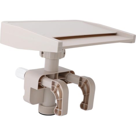 Fontaine Cascade de Piscine, pour Piscines Hors Sol avec Lumières LED, Conception Détachable, Fixation de Cascade Relaxante pour Piscines, Décoration de Jardin (1/5)