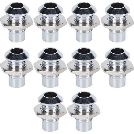 Base de support de montage LED convexe en cuivre et métal, 10 pièces, pour Diode électroluminescente de 5mm/0,2 pouces (1/5)