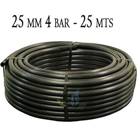 Tubo in Polietilene 25mm  Tubo Agricolo 25mm 4 bar 25 metri  Tubo per Irrigazione 25mm  Tubo da Irrigazione 25mm