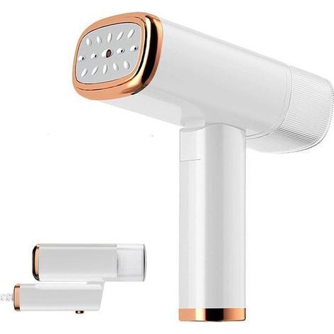Longziming - Défroisseur vapeur professionnel portable et pour vêtements - Fer à vapeur de voyage avec réservoir d'eau amovible - Défroisse vêtements, rideaux et divers tissus (1/5)