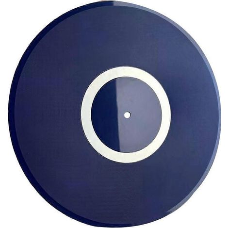 32 cm Acryl-Plattentellermatte, matte/glatte Oberfläche, für 30 cm (12 Zoll) Plattenspieler. (1/5)