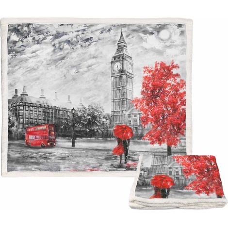 PILE DECK PLAID SHERPA fantaisie HD peint LONDRES