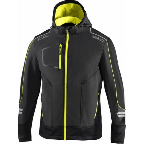 SPARCO GIUBBINO YORK GREY YELLOW TG XXL