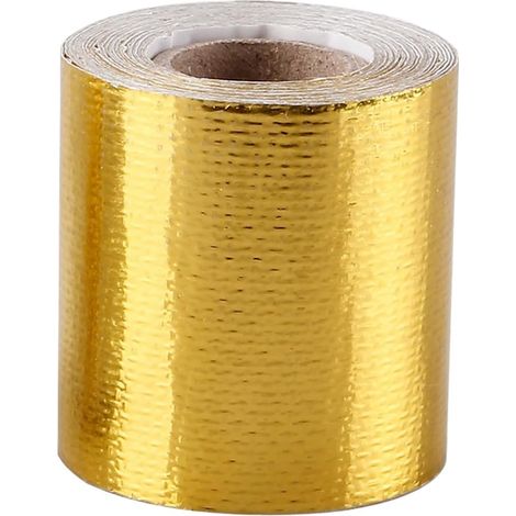 ZYNCUE - Bande d'aluminium doré de 5 x 1,8 pouces, thermiquement (1/5)