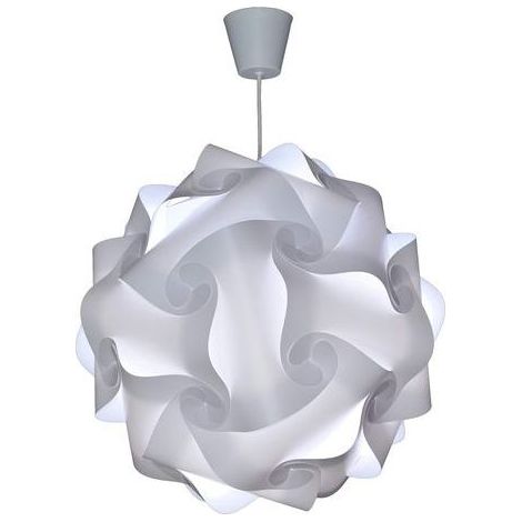 Lampada a sospensione TAISHENGDA Ø 30 cm – Paralume in polipropilene infrangibile – Pronta per l'installazione – Decorazione per soggiorno e camera da letto (1/5)