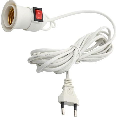 E27 Haning Indoor Plants Light Holder Warehouse Douille Avec Câble EU Plug (1/5)