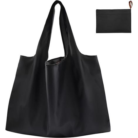 Sac Pliable Courses Poche Grande,Sac à Provisions Cabas Réutilisable, Sac Shopping Pliable Pochette Tissu, Sac Grocery Bandoulière p (1/4)