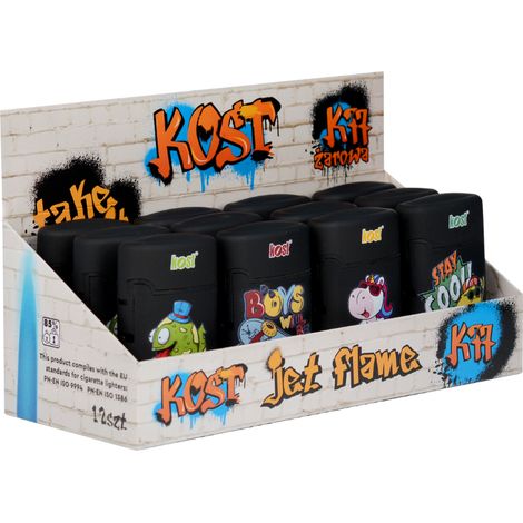 Kost Jet Flame K77 Glühfeuerzeuge, gemischtes 12er-Set (1/4)