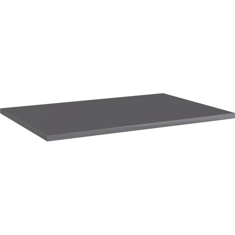 Maison Exclusive - Bücherregal-Bretter 8 Stk. Hochglanz-Grau 60x4