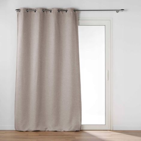 Douceur-dinterieur Tenda oscurante beige lino 140 x 240 cm (1/3)