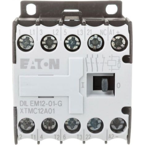 Contactor de potencia 12A 3P 24VDC 0Z 1R DILEM12-01-G(24VDC) 127137