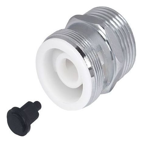 Schlösser Rohrbelüfter DN 20, AG 3/4" x AG M27x1, verchromt, DVGW-geprüft