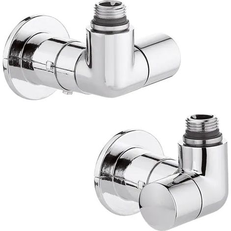 Caleffi - Valvola Termo + Detentore 1/2" - Versione: Sinistra - Colore: Cromo