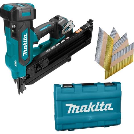 Makita DBN900ZK 18v LXT Brushless Gasless Framing Nailer 1st Fix + 90mm Nails (1/5)