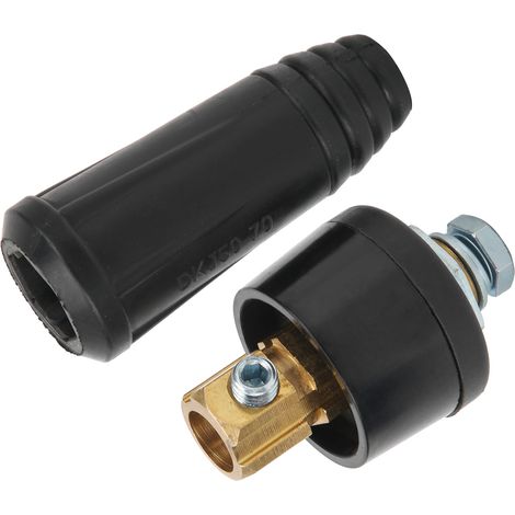 Schnellverbinderbuchse und -stecker für elektrische Schweißkabel, Anschlussarmaturen, Zubehör 50-70 Typ A (1/5)