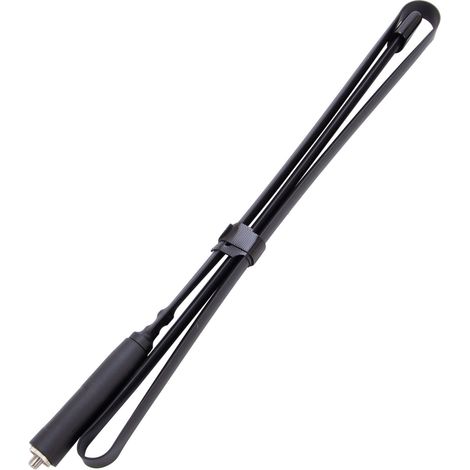 Antenne tactique CS compatible avec le talkie-walkie UV-9R PLUS, étanche, bi-bande VHF/UHF, pliable et résistante à l'eau, 108 cm.-AquaForge