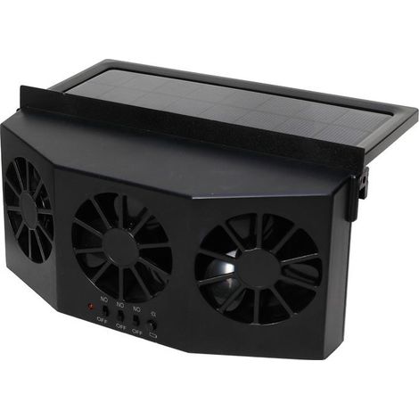 Ventilateur d'extraction de Voiture à énergie Solaire, Ventilateur de radiateur de Voiture, Ventilateur de radiateur d'échappement d'aérateur (1/4)