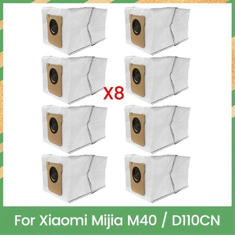 Lot de 8 sacs à poussière pour aspirateur M40 / D110CN - Pièces détachées - Accessoires de nettoyage ménager efficaces (1/5)